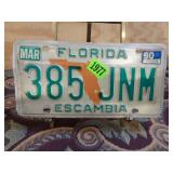 Florida License Plate