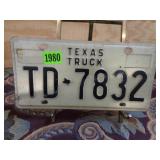 Texas Truck License Plate