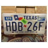 Texas License Plate