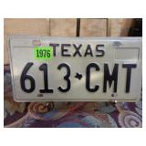Texas License Plate