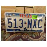Texas License Plate
