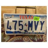 Texas License Plate
