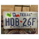 Texas License Plate