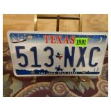 Texas License Plate