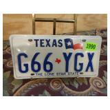 Texas License Plate