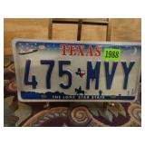 Texas License Plate
