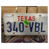 Texas License Plate