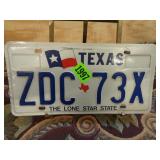 Texas License Plate