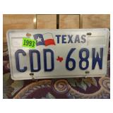Texas License Plate