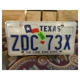 Texas License Plate
