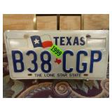 Texas License Plate