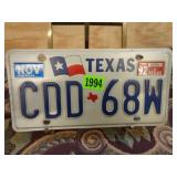 Texas License Plate