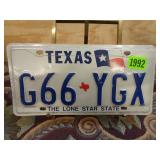 Texas License Plate