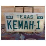 1983 Texas License Plate