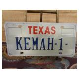 Texas License Plate