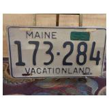 1955 Maine License Plate