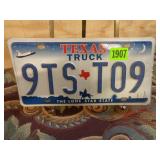 Texas Truck License Plate