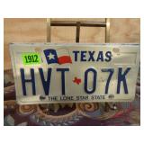 Texas License Plate