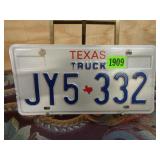Texas Truck License Plate