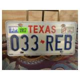 Texas License Plate