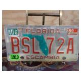 Florida License Plate