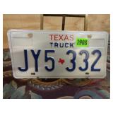 Texas Truck License Plate