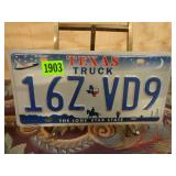 Texas Truck License Plate