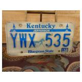 Kentucky License Plate