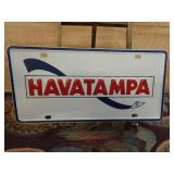Havatampa Advertising License Plate