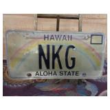 Hawaii License Plate