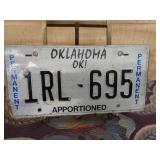 Oklahoma Apportioned License Plate