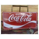 Coca-Cola License Plate