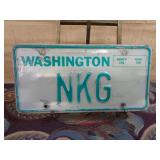 Washington License Plate