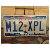 Texas License Plate