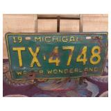 1959 Michigan License Plate