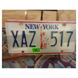 New York License Plate