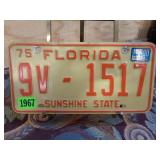 1975 Florida License Plate