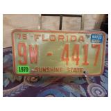 1975 Florida License Plate