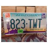 Arizona License Plate