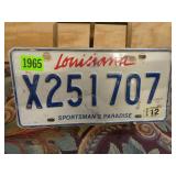 Louisiana License Plate