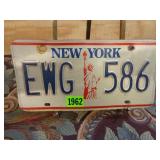 New York License Plate