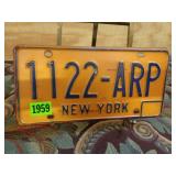 New York License Plate