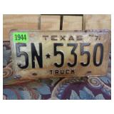 1971 Texas Truck License Plate