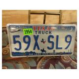 Texas Truck License Plate