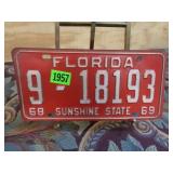 1968-69 Florida License Plate