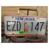 New York License Plate