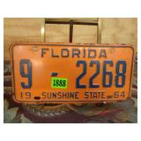 1964 Florida License Plate