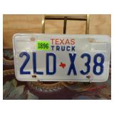Texas Truck License Plate