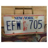 New York License Plate