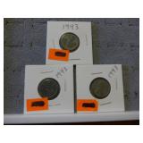 3-1943 Steel War Pennies